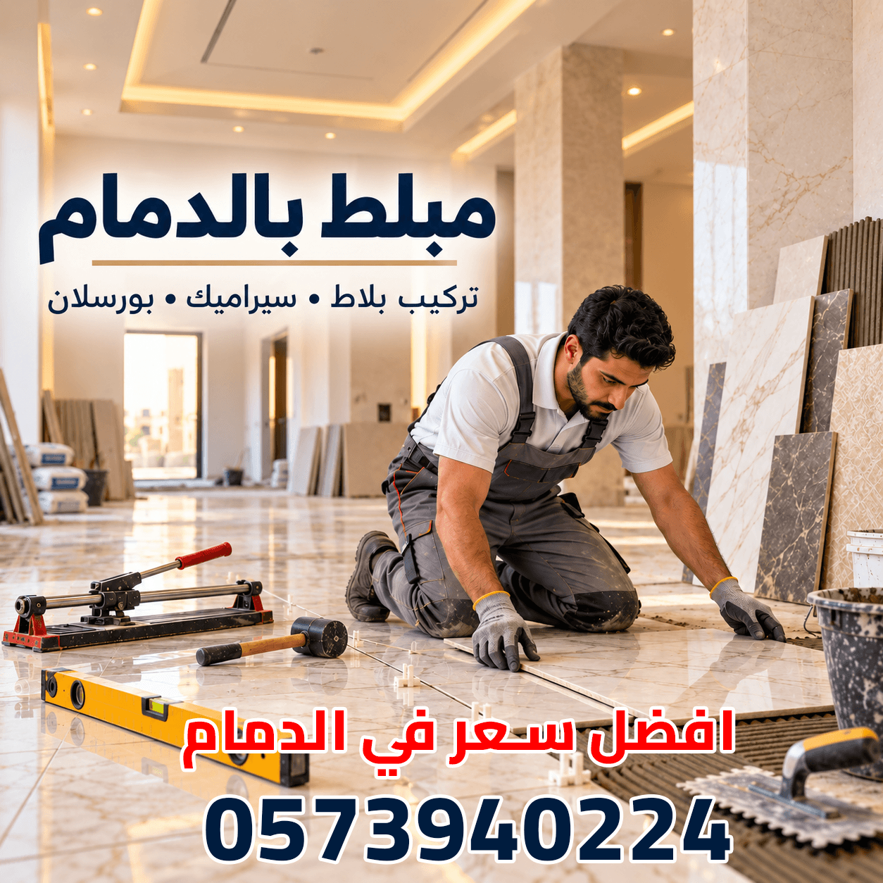 مبلط بالدمام | معلم تركيب بلاط وسيراميك ممتاز